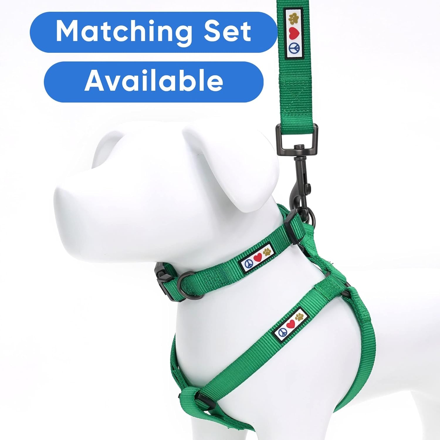Heavy Duty Adjustable Dog Collar | Waterproof, Quick-Release Buckle | For Large Breeds 