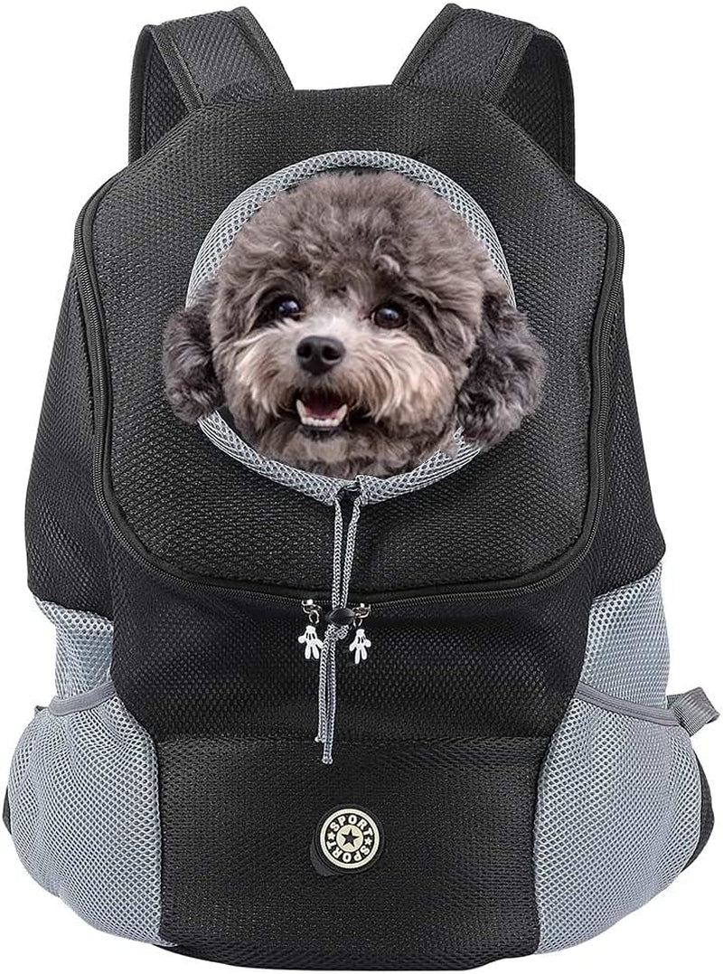 Small Dog & Puppy Carrier Backpack - Breathable, Padded Shoulder, Head Out Design for Hiking & Travel | Furrview